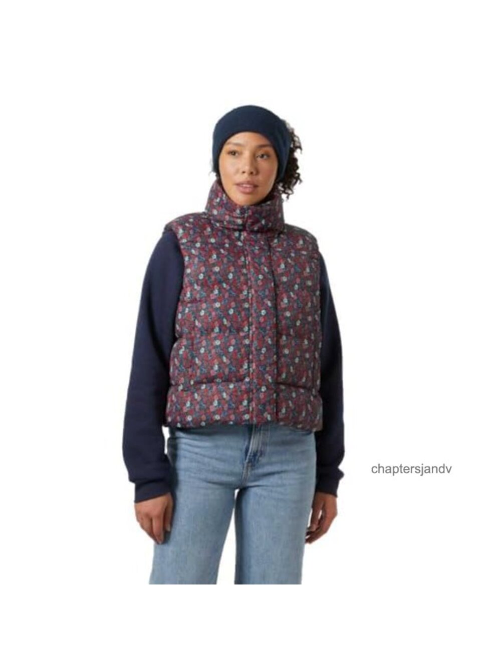 Women's Puffer Vest PrimaLoft Black Eco Recycled Insulation Nylon Winter